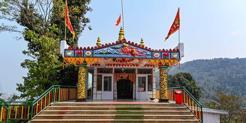 Neem Karoli Baba's temple at Dunagiri