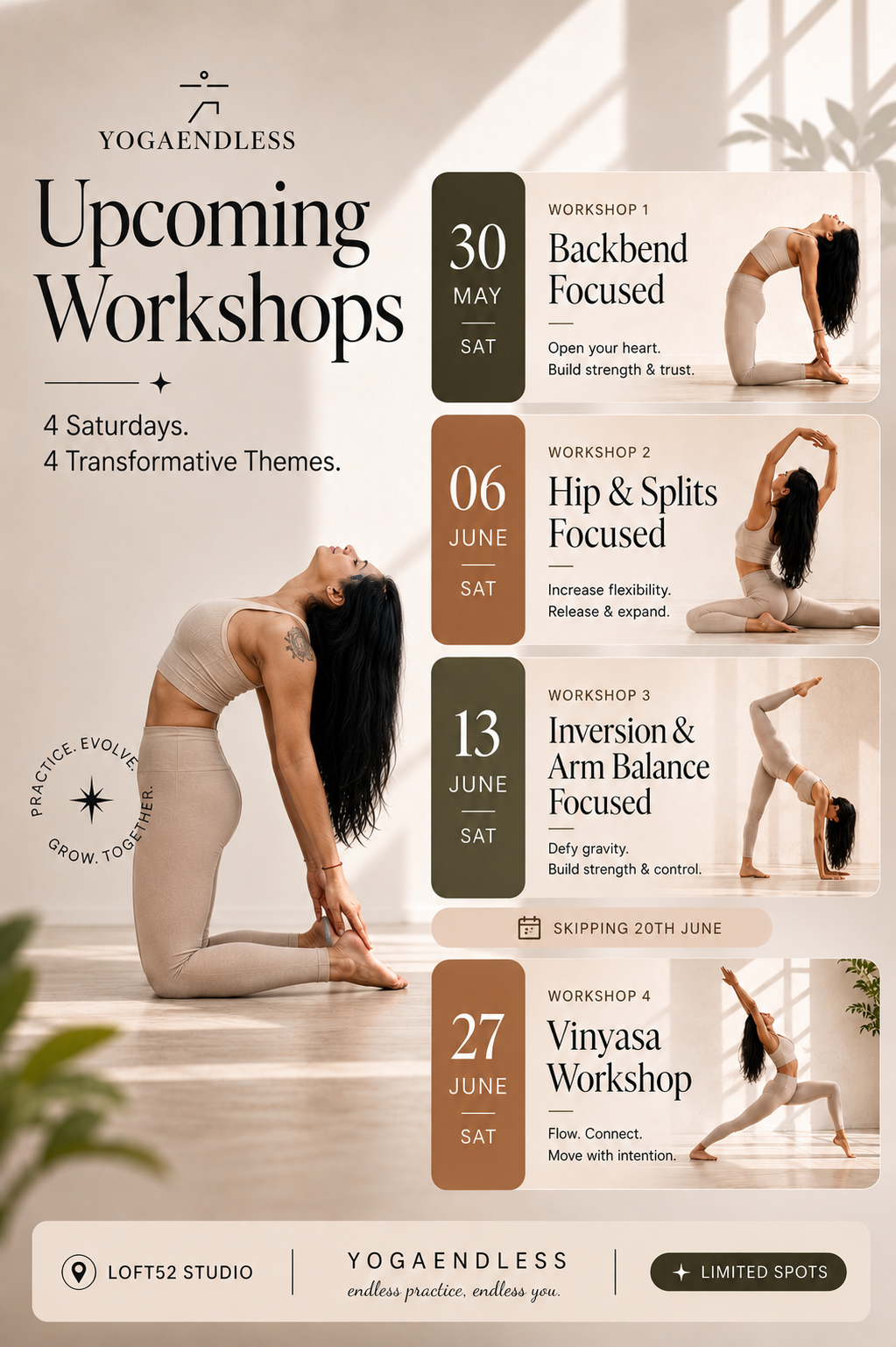 Upcoming Workshops Poster